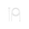 Nanocable Cable USB-C Macho a Lightning Macho 2m - Color Blanco