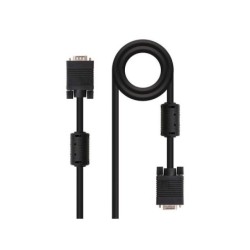 Cavo nanocavo SVGA con ferrite HDB15 maschio a HDB15 femmina 1,80 m - Colore nero