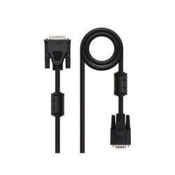 Nanocable Cable DVI 18+5 Macho a SVGA HDB15 Macho 3m - Color Negro