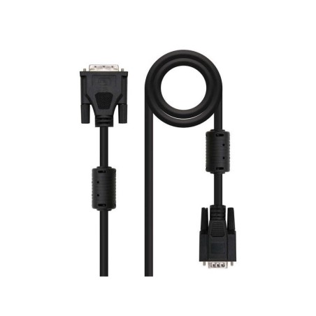 Nanocable Cable DVI 18+5 Macho a SVGA HDB15 Macho 3m - Color Negro