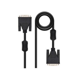 Cavo nanocavo DVI 18+1 maschio a DVI 18+1 maschio 3 m - Colore nero