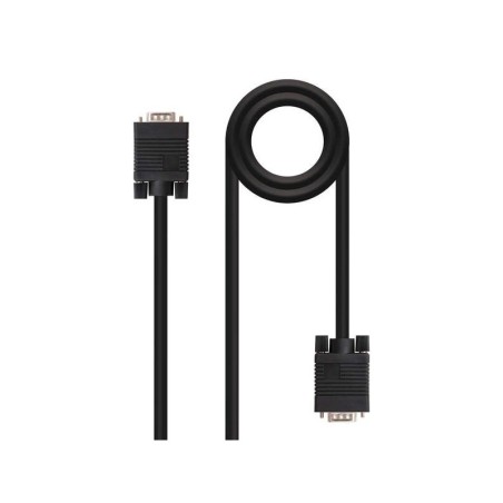 Nanocable Cable SVGA HDB15 Macho a HDB15 Macho 1.80m - Color Negro