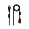 Cavo Nanocable HDMI v1.4 con ferrite maschio a HDMI v1.4 con ferrite maschio 1,80 m - Alta velocità - Colore nero