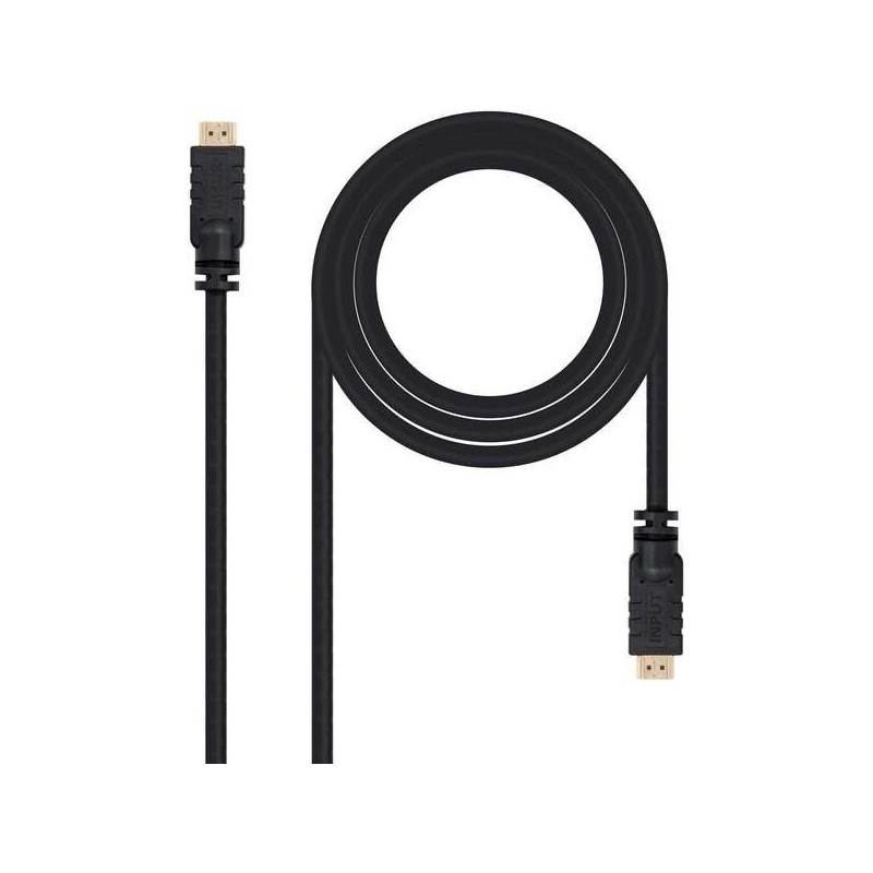 Cavo Nanocable HDMI v1.4 con ripetitore maschio a HDMI v1.4 maschio 15 m - Alta velocità - Colore nero Cavo Nanocable HDMI v1.4 con ripetitore maschio a HDMI v1.4 maschio 15 m - Alta velocità - Colore nero