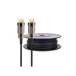 Cavo Nanocable HDMI v2.0 AOC maschio a HDMI v2.0 maschio 60 m - 4K a 60 Hz 18 Gbps - Colore nero