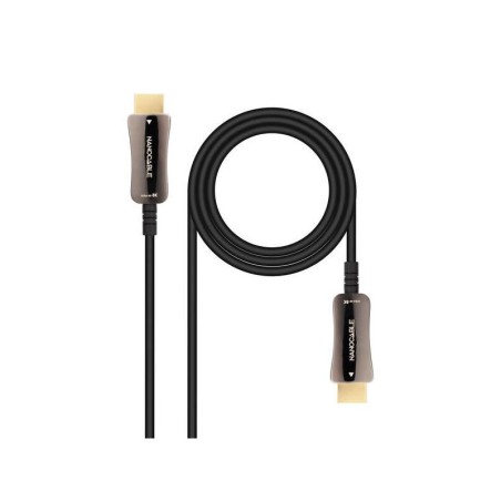 Nanocable Cable HDMI v2.1 AOC Macho a HDMI v2.1 Macho 15m - 8K@60Hz 4K@120Hz 48Gbps - Color Negro
