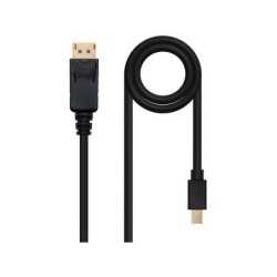 Nanocable Cable Mini DP Macho a DisplayPort Macho 2m - Color Negro