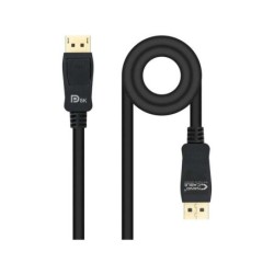 Cavo Nanocable DisplayPort 1.4 maschio a DisplayPort 1.4 maschio 1 m - Certificato VESA - Colore nero