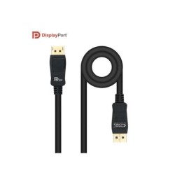 Cavo nanocavo Displayport 1.4 certificato. Vesa DP/M-DP/M 1,5m - Colore Nero