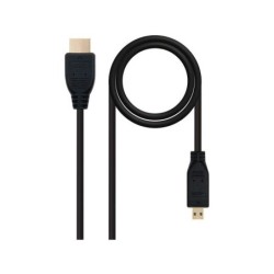 Cavo Nanocable Micro HDMI v1.4 maschio a HDMI v1.4 maschio 1,80 m - Alta velocità - Colore nero