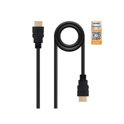 Cavo Nanocable HDMI v2.0 Premium Maschio a HDMI v2.0 Premium Maschio 1 m - 4K@60Hz 18 Gbps - Alta velocità - Colore nero