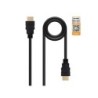 Cavo Nanocable HDMI v2.0 Premium Maschio a HDMI v2.0 Premium Maschio 1 m - 4K@60Hz 18 Gbps - Alta velocità - Colore nero