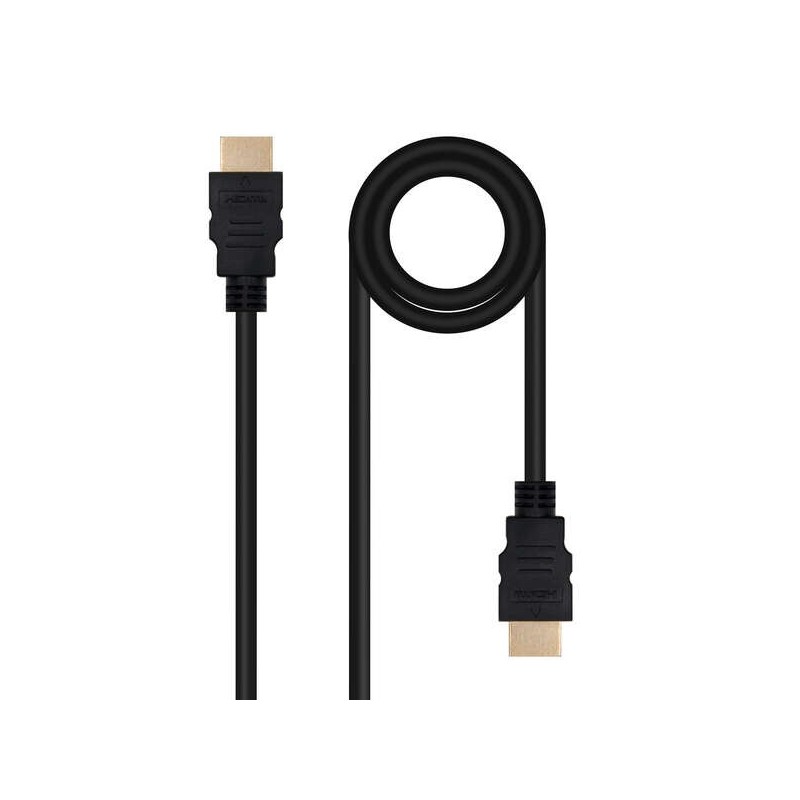 Cavo Nanocable HDMI v2.0 maschio a HDMI v2.0 maschio 5 m - 4K a 60 Hz 18 Gbps - Colore nero Cavo Nanocable HDMI v2.0 maschio a HDMI v2.0 maschio 5 m - 4K a 60 Hz 18 Gbps - Colore nero