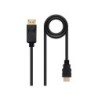 Cavo convertitore Nanocable DISPLAYPORT a HDMI - DP/M - HDMI/M - 1,5 m - Colore nero