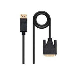 Nanocable Cable Conversor DisplayPort Macho a DVI Macho 2m - Color Negro