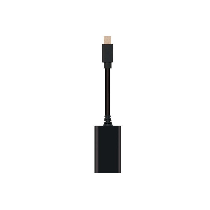 Nanocavo convertitore Mini DP a HDMI - mDP/M-HDMI A/H - 15 cm - Colore nero Nanocavo convertitore Mini DP a HDMI - mDP/M-HDMI A/H - 15 cm - Colore nero