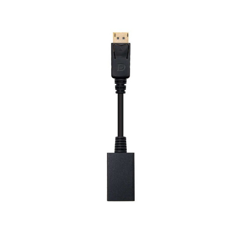 Nanocavo convertitore DisplayPort a HDMI - DP/M-HDMI A/H - 15 cm - Nero Nanocavo convertitore DisplayPort a HDMI - DP/M-HDMI A/H - 15 cm - Nero