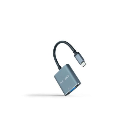Convertitore nanocavo da USB-C a VGA - Alluminio - 10 cm - Colore grigio
