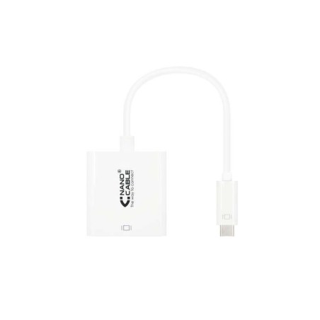 Nanocable Conversor USB-C A HDMI 4K - 15 CM - Color Blanco