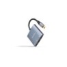 Convertitore nanocavo da USB-C a HDMI, USB 3.0 e USB-C PD - Grigio
