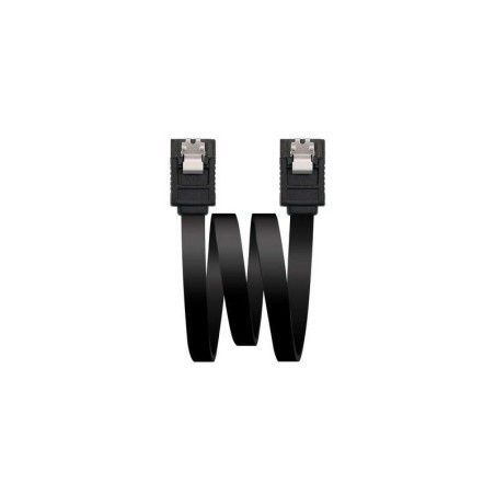 Cavo dati Nanocable SATA III 6Gbps con ancoraggi 0,50 m - colore nero