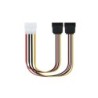 Nanocable Cable SATA Alimentacion 5.25" Molex 4pin Macho a 2x SATA Hembra 0.20m OEM