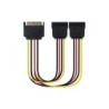 Nanocable Cable SATA Alimentacion Macho a 2x SATA Hembra 0.20m