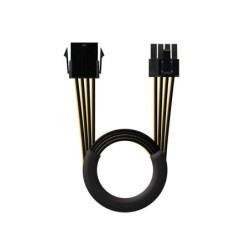 Cavo di alimentazione di prolunga Nanocable per scheda grafica PCI-E Molex 8pin femmina a PCI-E Molex 6+2pin maschio 0,50 m