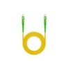 Nanocable Cable Fibra SC/APC-SC/APC Monomodo LSZH 15m - Color Amarillo