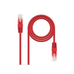 Cavo toppa per cavo di rete Nanocable RJ45 Cat.5e UTP AWG24 2m - Colore rosso