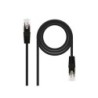 Cavo di rete nanocavo patch cord Cat.6 UTP AWG24 - 0,5 m - Colore nero
