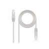 Cavo toppa per cavo di rete nanocavo RJ45 Cat.6 UTP AWG24 0,25 m - colore grigio