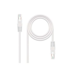 Cavo di rete nanocavo patch cord RJ45 Cat.6 UTP AWG24 3 m - Colore bianco