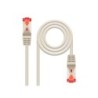 Cavo di toppa flessibile RJ45 Cat.6 SSTP PIMF AWG26 1m del cavo di rete Nanocable - colore grigio