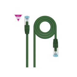 Cavo di rete nanocavo Cat.7 LSZH SFTP PIMF AWG26 25 cm - Colore verde
