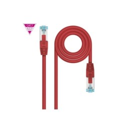 Cavo di rete nanocavo Cat.7 LSZH SFTP PIMF AWG26 50 cm - Colore rosso