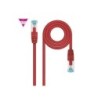 Cavo di rete nanocavo Cat.7 LSZH SFTP PIMF AWG26 50 cm - Colore rosso