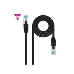 Cavo di rete nanocavo Cat.7 LSZH SFTP PIMF AWG26 1m - Colore nero