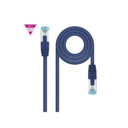 Nanocable Cable Red Cat.7 LSZH SFTP PIMF AWG26 1m - Color Azul