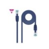 Cavo di rete nanocavo Cat.7 LSZH SFTP PIMF AWG26 1m - Colore blu
