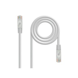 Cavo patch di rete nanocavo RJ45 LSZH CAT.6A UTP AWG24 - 25 cm - Colore grigio
