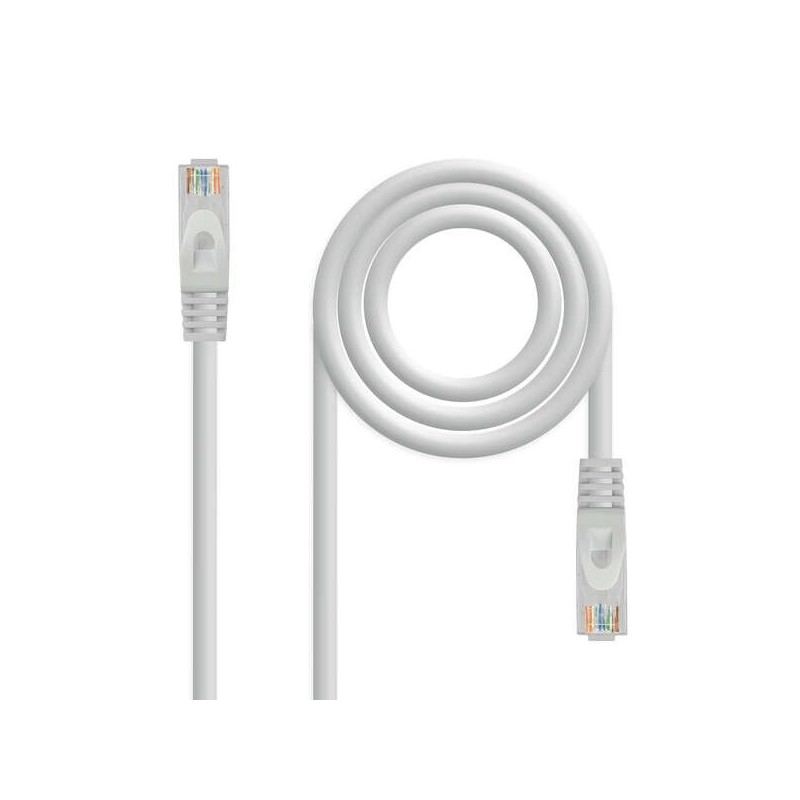 Cavo patch di rete nanocavo RJ45 LSZH CAT.6A UTP AWG24 - 25 cm - Colore grigio Cavo patch di rete nanocavo RJ45 LSZH CAT.6A UTP AWG24 - 25 cm - Colore grigio