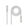 Cavo patch di rete nanocavo RJ45 LSZH CAT.6A UTP AWG24 - 25 cm - Colore grigio