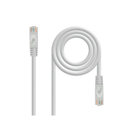 Cavo patch di rete nanocavo LSZH Cat.6A UTP AWG24 - 30 cm - Colore grigio