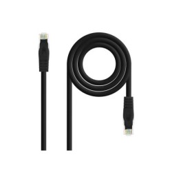 Cavo toppa per cavo di rete Nanocable RJ45 LSZH Cat.6a UTP AWG24 1m - Colore nero