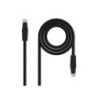 Cavo toppa per cavo di rete Nanocable RJ45 LSZH Cat.6a UTP AWG24 1m - Colore nero