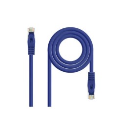 Cavo toppa per cavo di rete nanocavo RJ45 LSZH Cat.6a UTP AWG24 2m - Colore blu