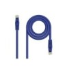 Cavo toppa per cavo di rete nanocavo RJ45 LSZH Cat.6a UTP AWG24 2m - Colore blu