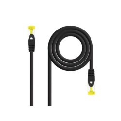 Cavo toppa per cavo di rete Nanocable RJ45 LSZH Cat.6a SFTP AWG26 1m - Colore nero
