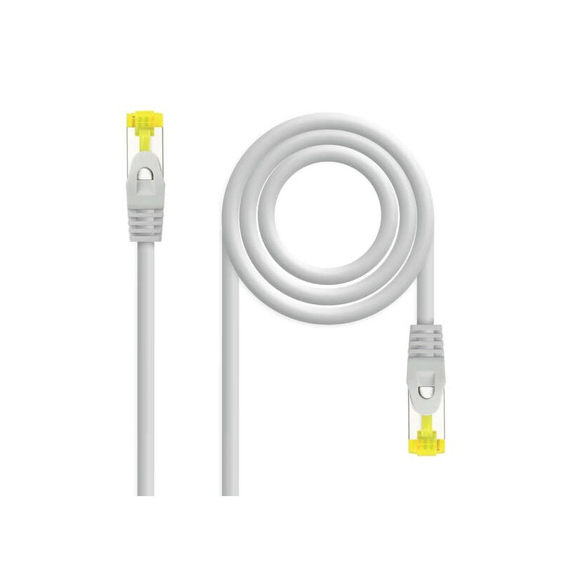 Cavo toppa per cavo di rete Nanocable RJ45 LSZH Cat.6a SFTP AWG26 2m - Colore grigio Cavo toppa per cavo di rete Nanocable RJ45 LSZH Cat.6a SFTP AWG26 2m - Colore grigio